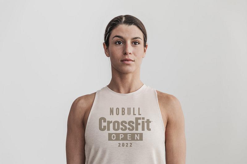 Beige Nobull WoCrossfit Open<Sup>®</Sup> 2022 High-Neck Tank Women\'s Tanks | CA S2248G